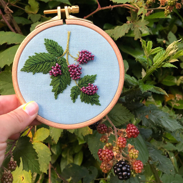 Beaded Berries Embroidery Kit