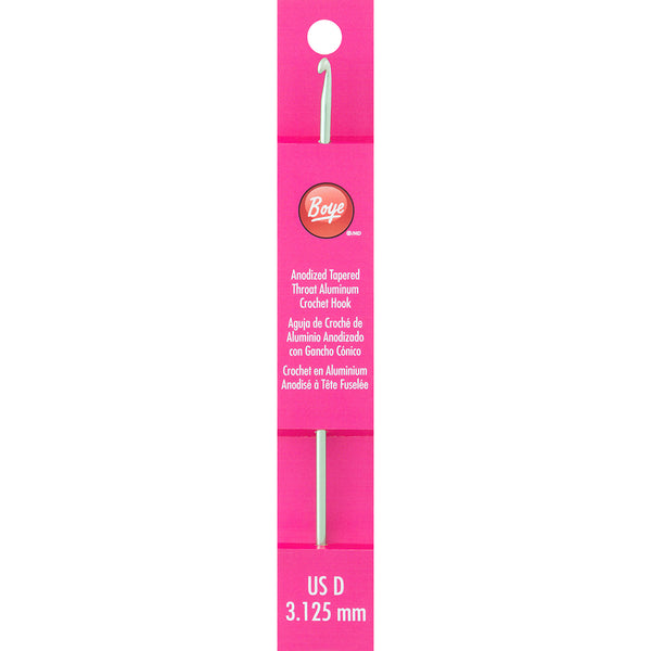 Boye Aluminum Crochet Hook 6"