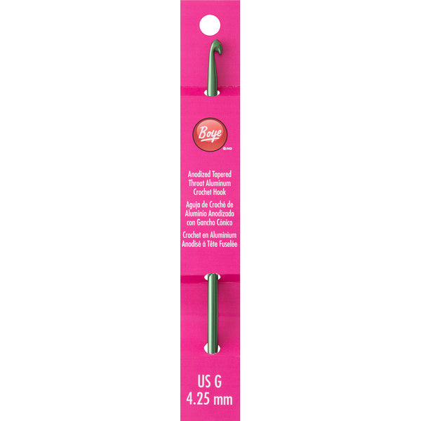 Boye Aluminum Crochet Hook 6"