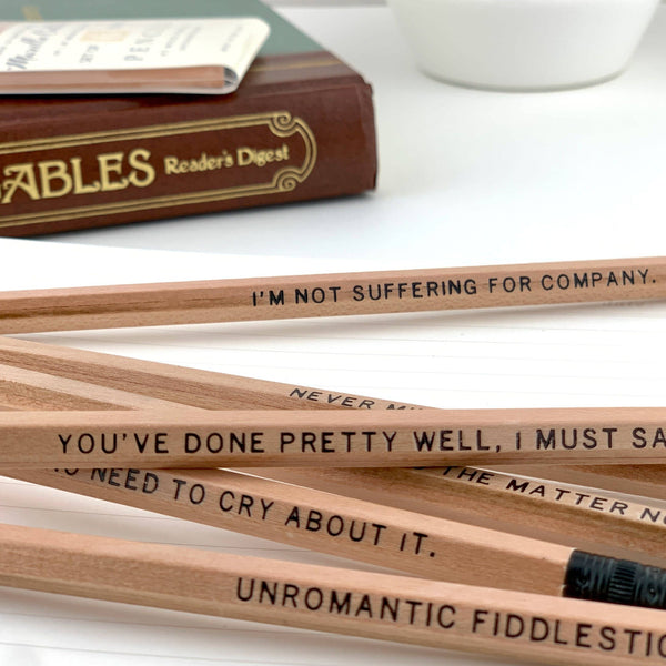 Marilla Cuthbert Anne of Green Gables Book Quote Pencils