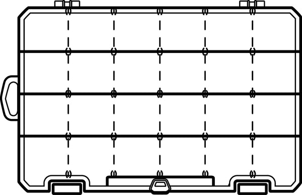 Floss Organizer With Dividers