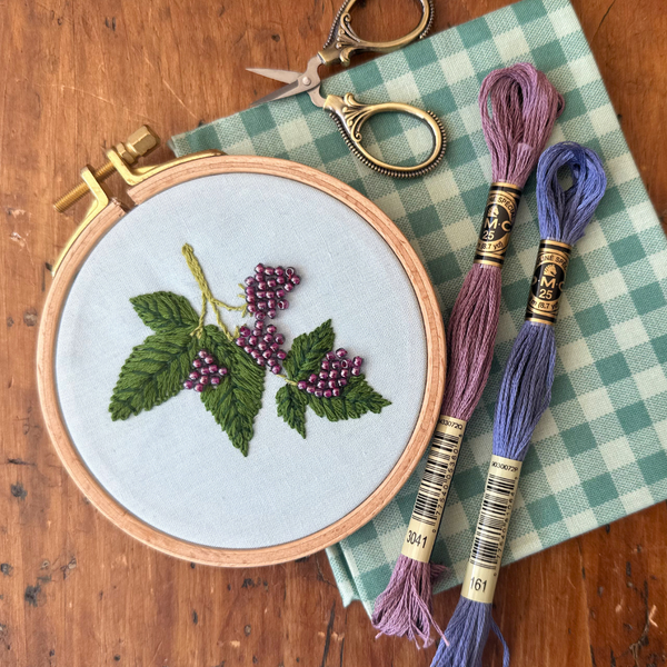 Class: Beaded Blackberry Embroidery (7/11)