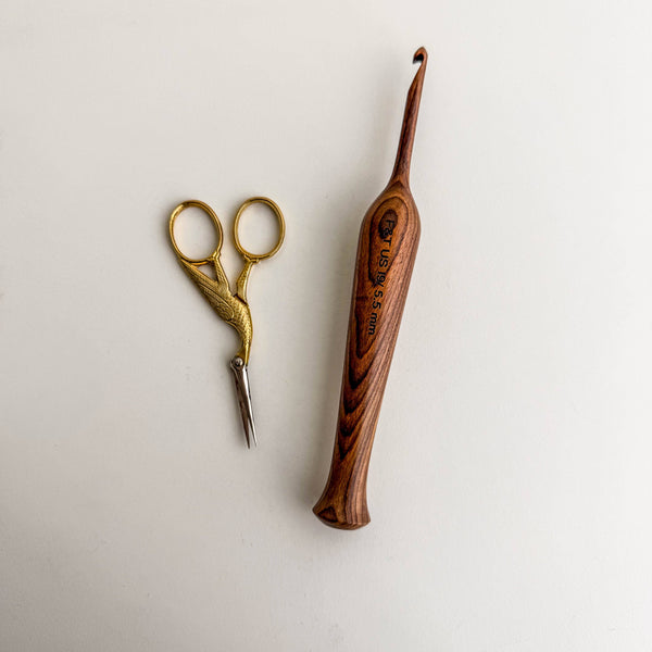 Flax & Twine Rosewood Crochet Hooks
