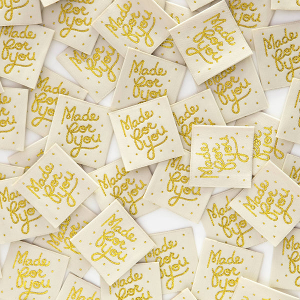 Made for You - Sewing Gift Tag Woven Labels