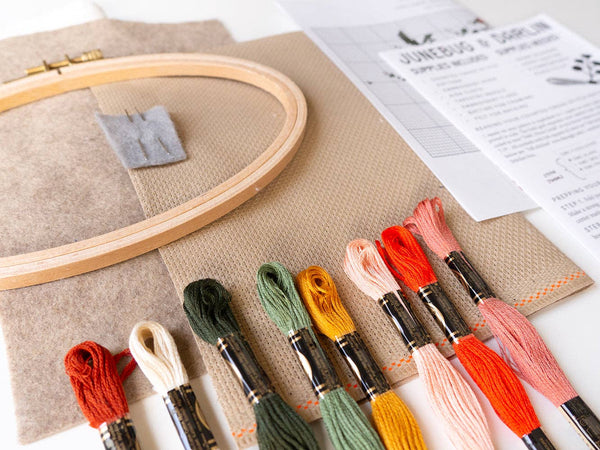 Rosy Chaos Cross-stitch Kit