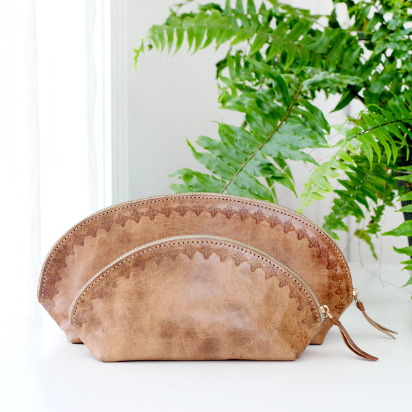 Blossom Handmade Leather Pouch