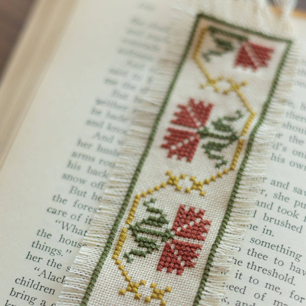Folk Art Bookmark Trio Cross Stitch Kit