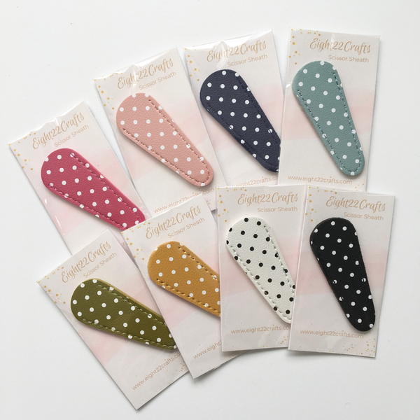 Scissor Sheath with Polka Dots