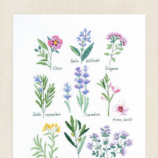 Herb Garden Sampler Cross Stitch Kit