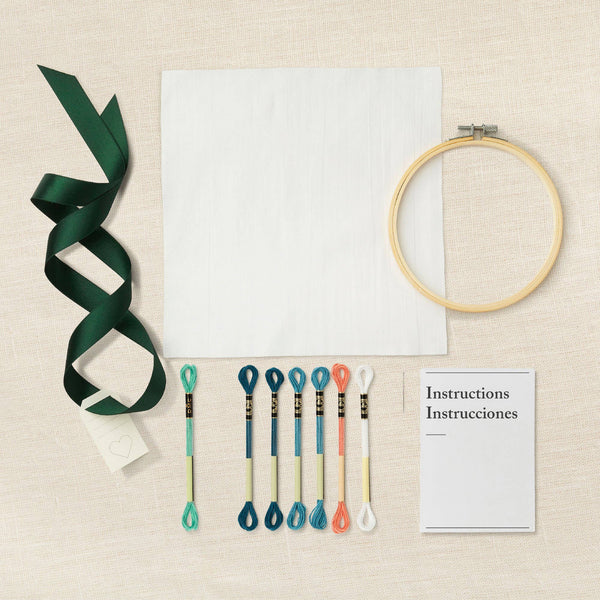 Baby Stork Keepsake Embroidery Kit