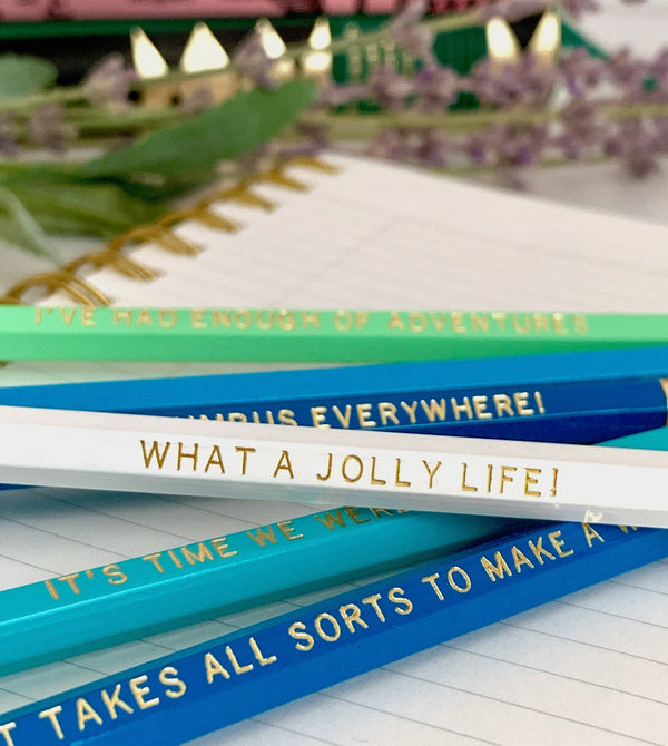 Wind in the Willows Engraved Pencils, Kenneth Grahame Quotes