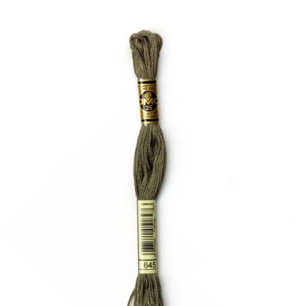 645 Reindeer Grey - DMC Six Strand Embroidery Floss
