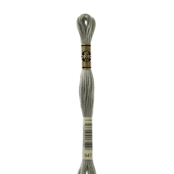 647 Rock Grey - DMC Six Strand Embroidery Floss