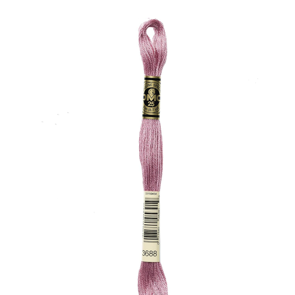 3688 Pink Lupine - DMC Six Strand Embroidery Floss