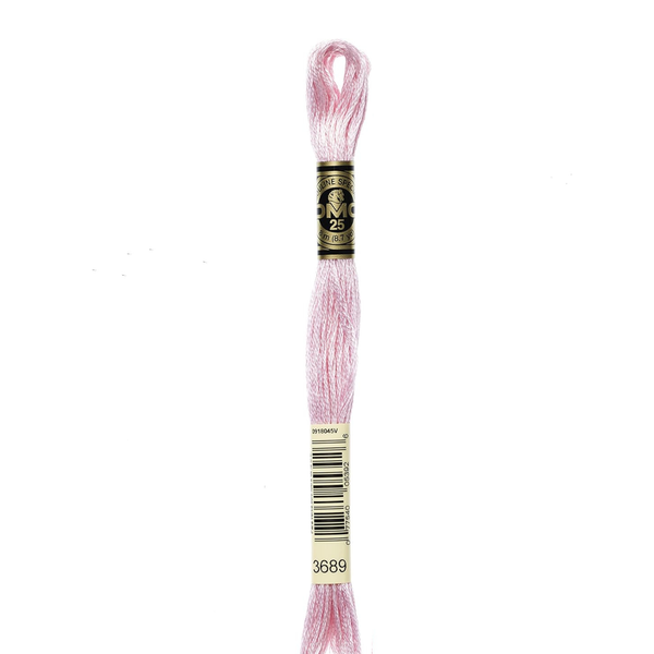 3689 Pale Orchid - DMC Six Strand Embroidery Floss