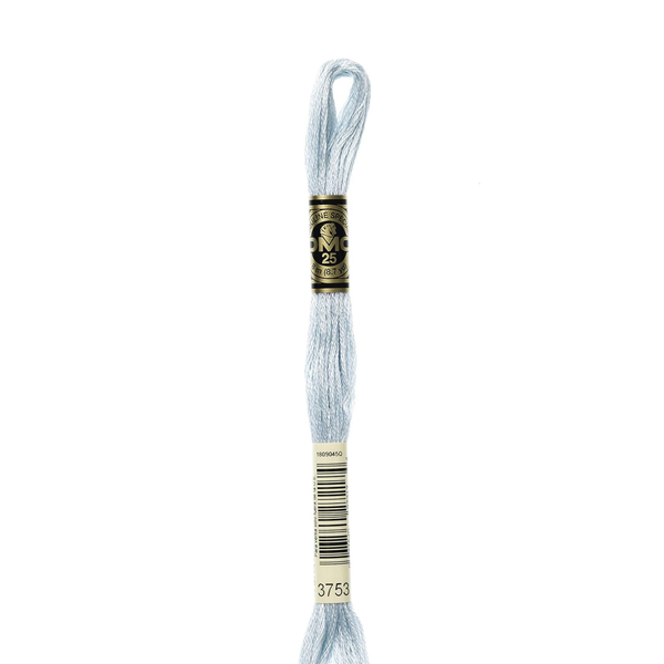 3753 Moonlight Blue - DMC Six Strand Embroidery Floss