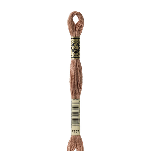 3773 Medium Desert Sand - DMC Six Strand Embroidery Floss
