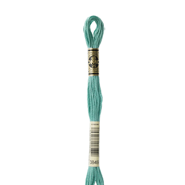 3849 Turquoise Green - DMC Six Strand Embroidery Floss