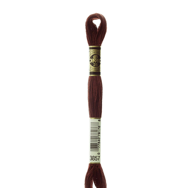 3857 Oxblood - DMC Six Strand Embroidery Floss