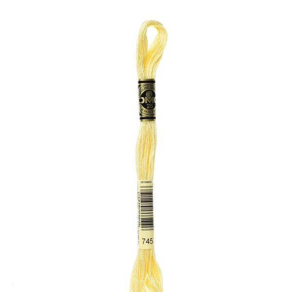 745 Blonde - DMC Six Strand Embroidery Floss