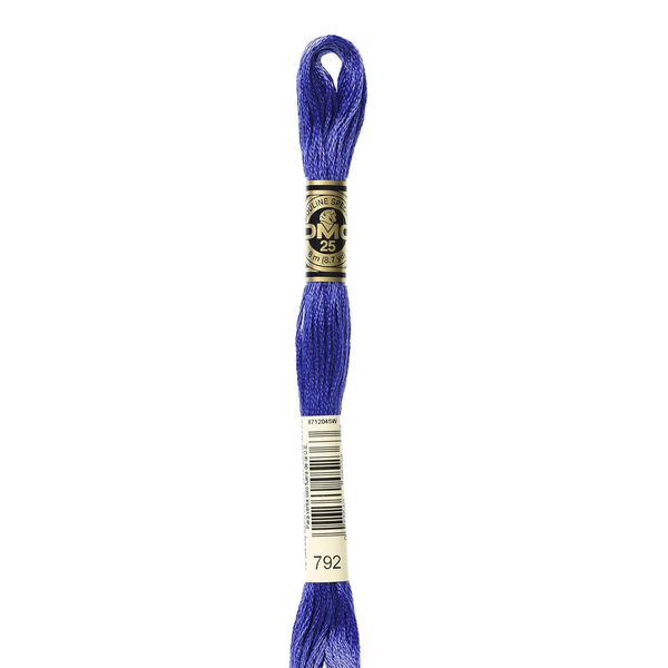 792 China Blue - DMC Six Strand Embroidery Floss