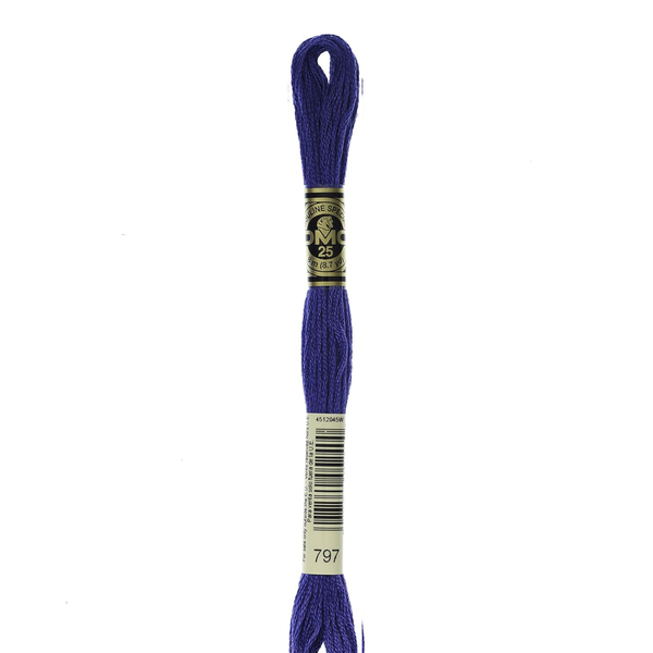 797 French Blue - DMC Six Strand Embroidery Floss