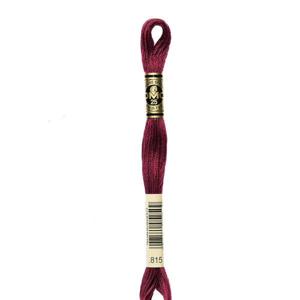 815 Black Cherry - DMC Six Strand Embroidery Floss