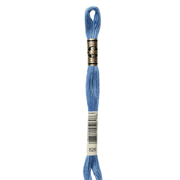 826 Tuareg Blue - DMC Six Strand Embroidery Floss