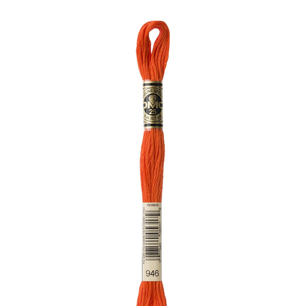 946 Fire - DMC Six Strand Embroidery Floss