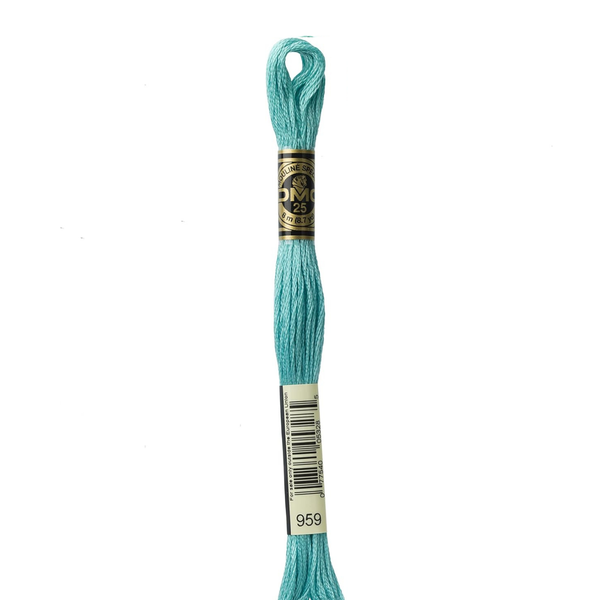 959 Pale Viridian - DMC Six Strand Embroidery Floss