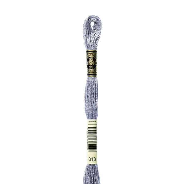 318 Granite Grey - DMC Six Strand Embroidery Floss