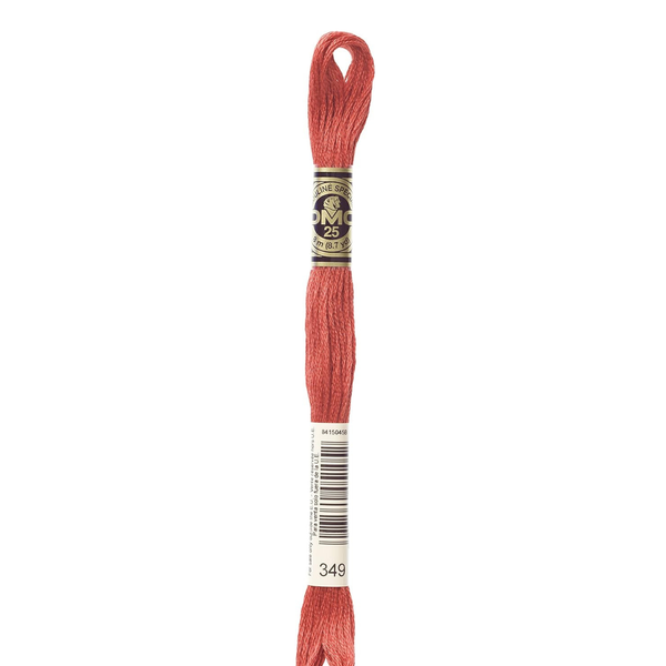 349 Red Pepper - DMC Six Strand Embroidery Floss