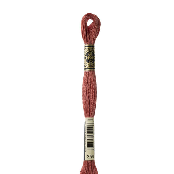 356 Pink Terracotta - DMC Six Strand Embroidery Floss