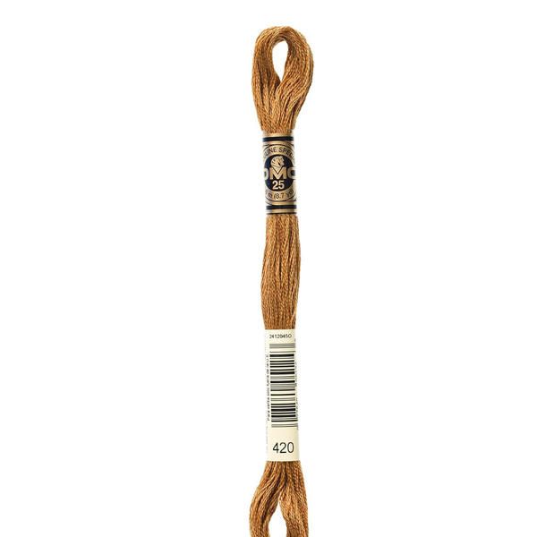 420 Hazelnut - DMC Six Strand Embroidery Floss