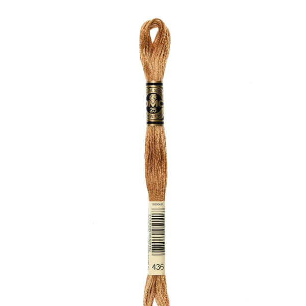 436 Teddy - DMC Six Strand Embroidery Floss
