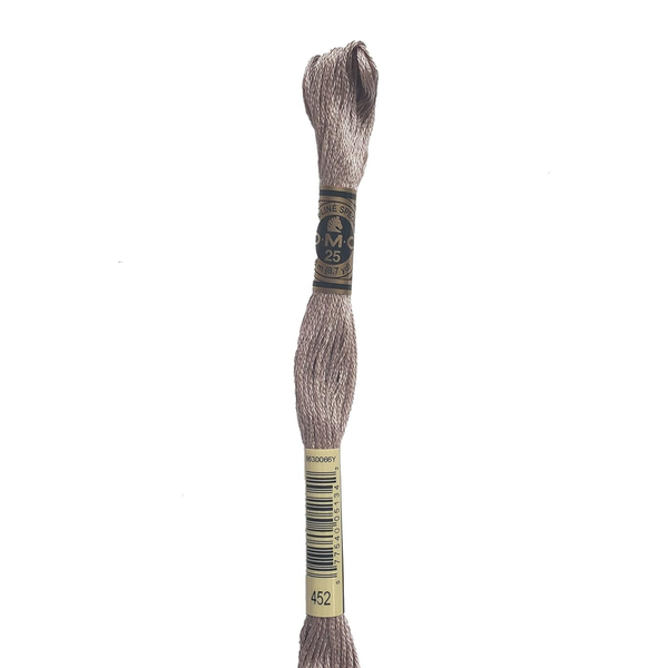 452 Pigeon Gray - DMC Six Strand Embroidery Floss