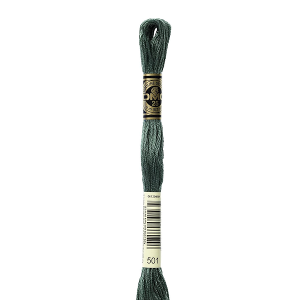 501 Pond Green - DMC Six Strand Embroidery Floss