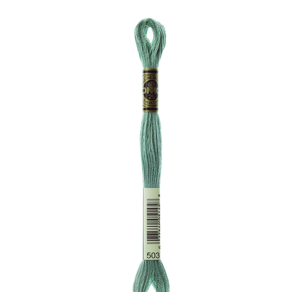 503 Thyme Green - DMC Six Strand Embroidery Floss