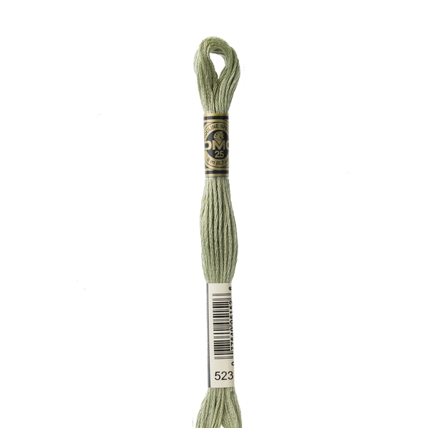 523 Green Ash - DMC Six Strand Embroidery Floss