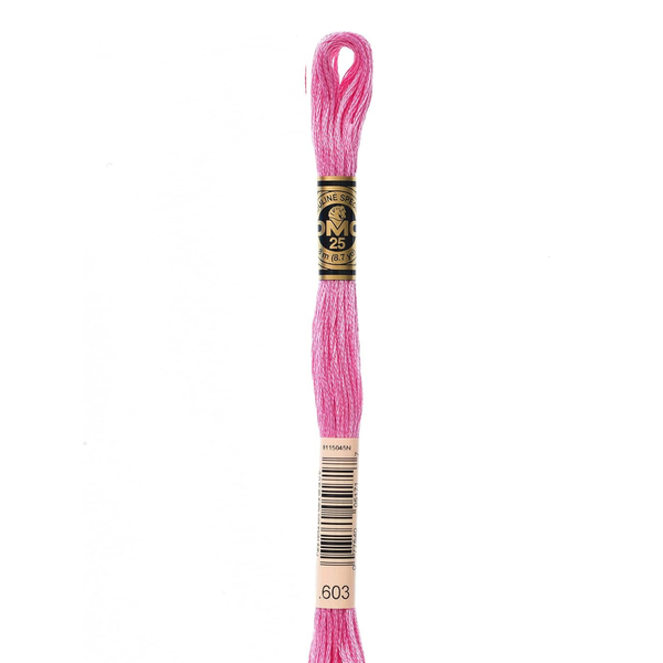 603 Macaroon Pink - DMC Six Strand Embroidery Floss