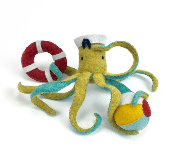 Felt Stitching Kit - Ellie Octopus