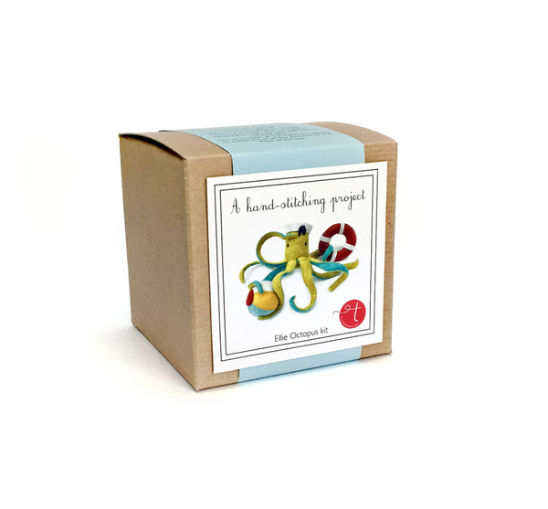 Felt Stitching Kit - Ellie Octopus