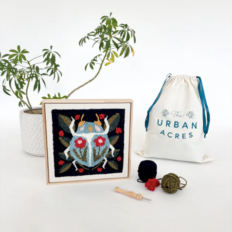 Spring Beetle Punch Needle Frame Kit