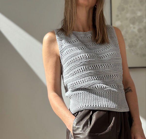 Summer Knit-along: Lacey Loop Top by Other Loops