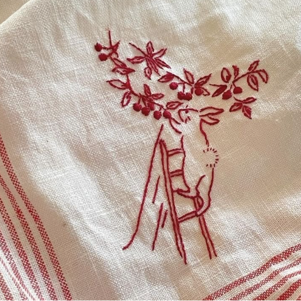 Class: Redwork Embroidery Monograms + Basics (9/27)