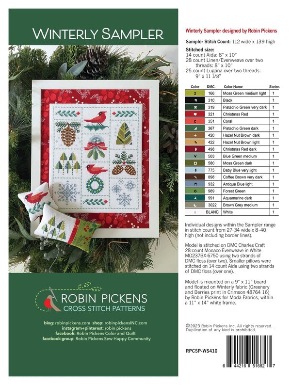 Winterly Sampler Pattern