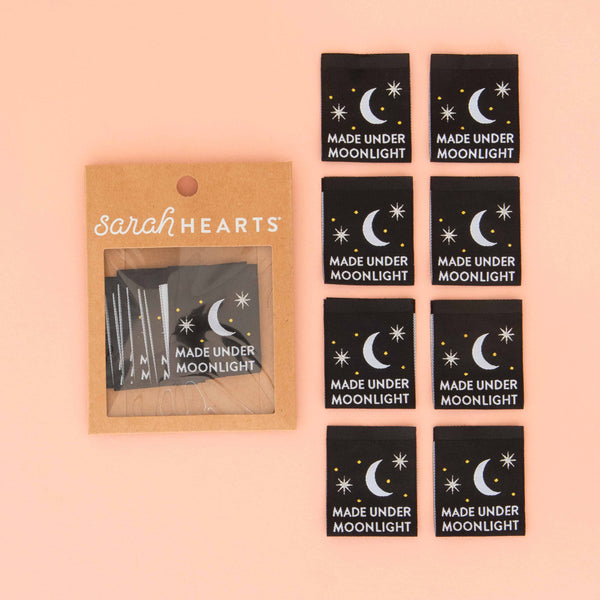 Made Under Moonlight - Woven Clothing Label Tags