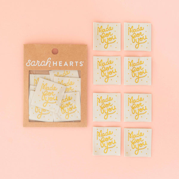 Made for You - Sewing Gift Tag Woven Labels