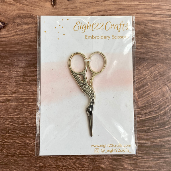 Classic Gold Stork Scissors