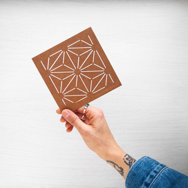 Asanoha Sashiko Stencil